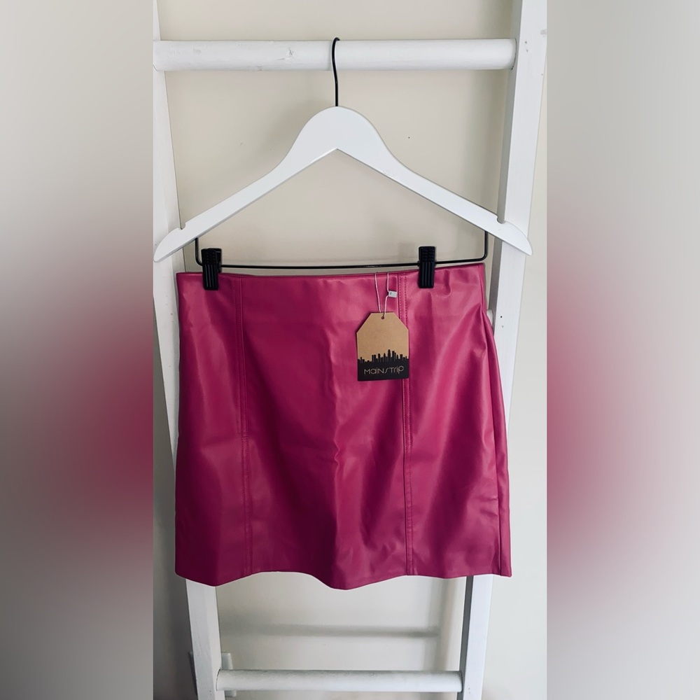 Hot Pink Mini Skirt